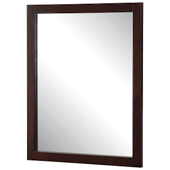 Seasons 26x30 In. Espresso Wood Framed Vanity Mirror