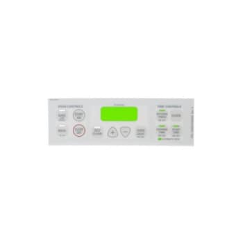 Image for General Electric Replacement Control Panel Overlay For Oven, Part #wb27t10515 from HD Supply