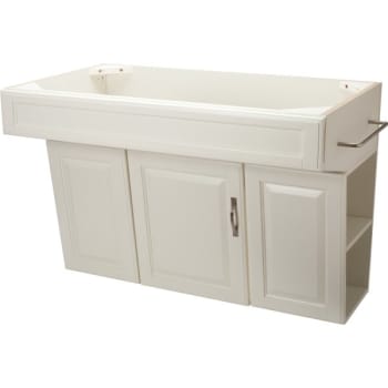 Image for Seasons® 36w X 21"d White Thermofoil Wheelchair Access Wall Mount Bath Vanity from HD Supply