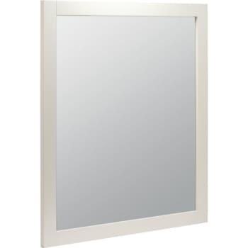 Seasons® 26x30" White Framed Mirror