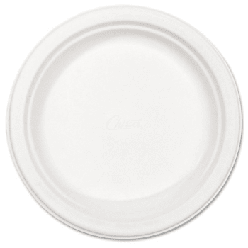 Chinet® White Paper Round Dinnerware Plate 8-3/4" Pack Of 500