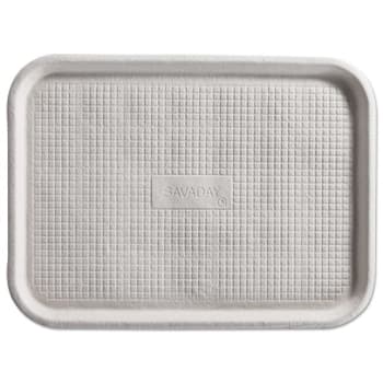 Image for Chinet® White Savaday Molded Fiber Flat Food Tray 12" X16" Pack Of 200 from HD Supply