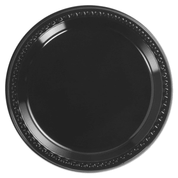 Image for Chinet® 9 In. Black Heavyweight Plastic Round Plate (1000-Pack) from HD Supply