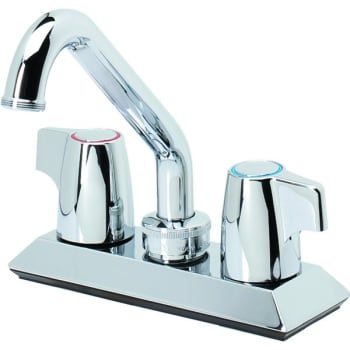 Image for Moen® Chateau™ Laundry Faucet, 2.2 Gpm, 4" Center, Chrome, 2 Handles from HD Supply