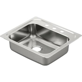 Image for Moen 25 x 22" Single Bowl Stainless Steel Sink 3-Hole from HD Supply
