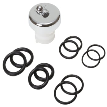 Bathtub Overflow Plate Trip Lever Chrome Finish Spring
