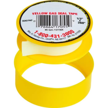 Teflon Tape Yellow Gas