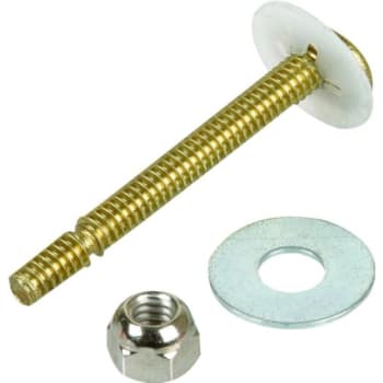 Toilet Bowl Bolts 1/4" x 2-1/4" Solid Brass Break-Off Design Package Of 10