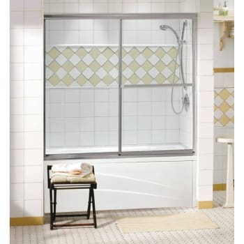Image for Maax® By-Pass Tub Door Rain Textured Glass Deluxe 57-3/8h X 57 To 59"w from HD Supply