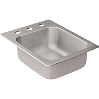 Image for Moen 22 X 17" Single Bowl, 3-Hole Sink, Stainless Steel from HD Supply