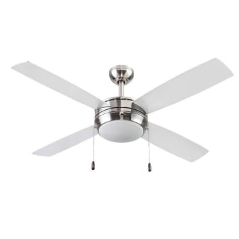 Seasons® 52 In. 4-Blade LED Ceiling Fan W/ Light (Brushed Pewter)