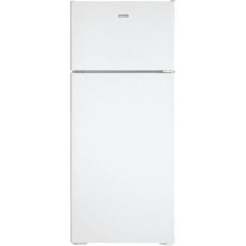 Hotpoint 17.6 Cubic Feet Top Mount Refrigerator, White, Optional Icemaker 501233