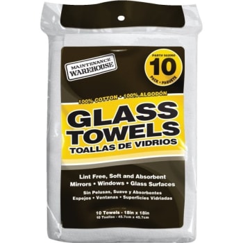 Image for Maintenance Warehouse® Absorbent Glass Cleaning Towel(10-Pack) from HD Supply