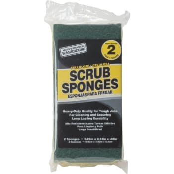 Image for Maintenance Warehouse® Cellulose Scrubbing Sponge (2-Pack) (Green) from HD Supply