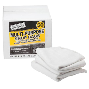 Maintenance Warehouse Multi-Purpose Rags 50-Case