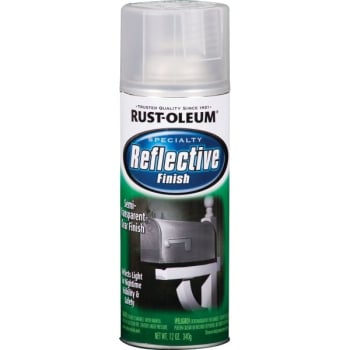 Image for Rust-Oleum Reflective Spray Paint - Clear, 10 Oz, Case Of 6 from HD Supply