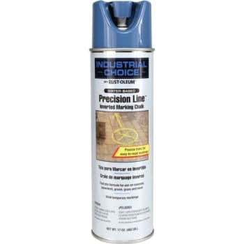 Image for Rust-Oleum Inverted Marking Chalk - APWA Blue, 17 Oz, Case Of 12 from HD Supply