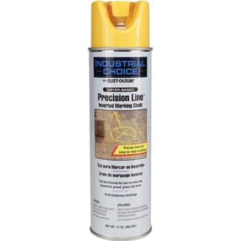 Image for Rust-Oleum Inverted Marking Chalk - APWA Yellow, 17 Oz, Case Of 12 from HD Supply