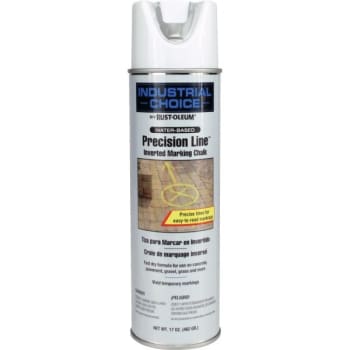 Image for Rust-Oleum Inverted Marking Chalk - APWA White, 17 Oz, Case Of 12 from HD Supply