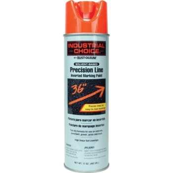 Image for Rust-Oleum Inverted Marking Paint - Orange, 17 Oz, Solvent, Case Of 12 from HD Supply