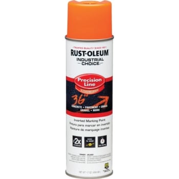 Image for Rust-Oleum Inverted Mrkng Paint - Fluorescent Orange, Solvent, 17 Oz, Case Of 12 from HD Supply