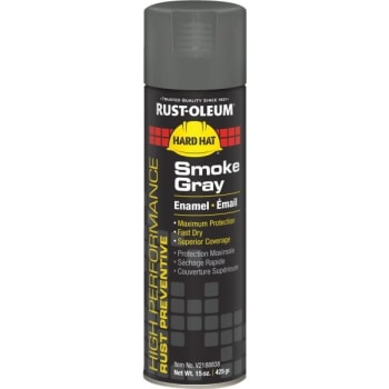 Image for Rust-Oleum Performance Enamel Gloss Spray Paint, Smoke Gray, 15 Oz, Case Of 6 from HD Supply