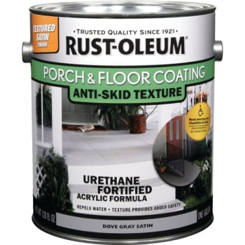 Image for Rust-Oleum Urethane Porch And Floor Satin, Gray, 1 Gallon, Case Of 2 from HD Supply