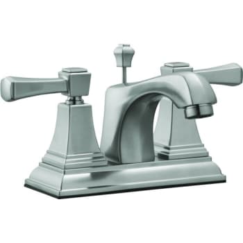 Image for Design House Torino Lavatory Faucet Satin Nickel Two Handle With Pop-Up from HD Supply