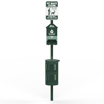 Fido House® Header Pet Waste Station