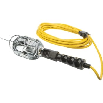 Prime Wire & Cable SJT Work Light w/ Metal Guard and 25 ft Cord