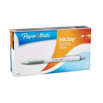 Image for Paper Mate® Black Medium 700rt Retractable Ballpoint Pen Package Of 12 from HD Supply
