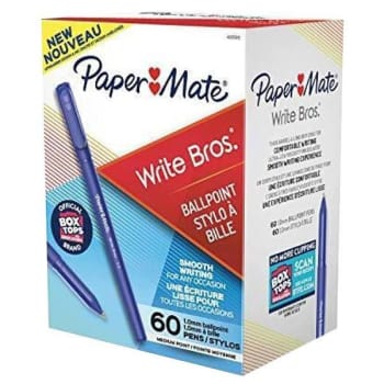 Image for Paper Mate® Write Bros 1.0 Mm Blue Medium Ballpoint Stick Pen Package Of 60 from HD Supply