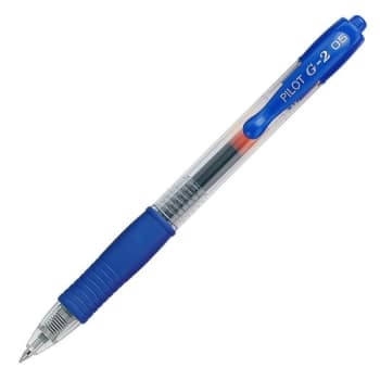 Image for Pilot G-2® 0.5 MM Blue Extra Fine Point Retractable Gel Pen, Package Of 12 from HD Supply