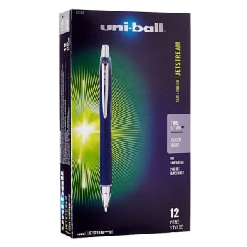 Image for Uni-Ball® Jetstream 0.7 Mm Black Rt Retractable Ballpoint Pen, Pack Of 12 from HD Supply