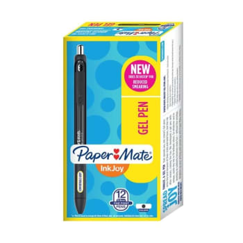 Image for Paper Mate® Inkjoy® 0.5 MM Black Fine Point Gel Pen Pack Of 12 from HD Supply