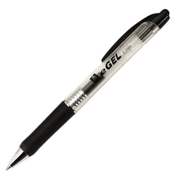 Avery® 0.7 MM Black Medium Point Egel Retractable Gel Ink Pen Pack Of 12
