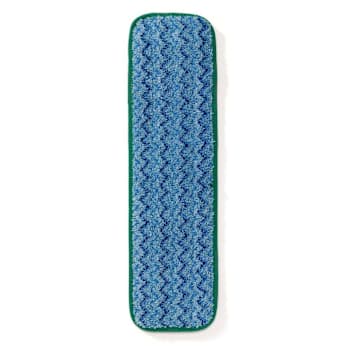 Rubbermaid Commercial Hygen™ 18" Microfiber Wet Pad, 12/Pack (Green)