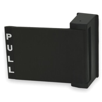 Image for Adams Rite Aluminum Push To Left Deadlatch Paddle (Black) from HD Supply