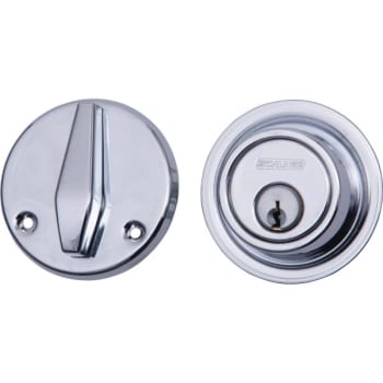 Image for Schlage B500 Keyed 6-Pin Cylinder Single Cylinder Deadbolt (Bright Chrome) from HD Supply
