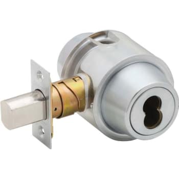 Image for Schlage B500 Keyed Less Fsic Double Cylinder Deadbolt (Satin Chrome) from HD Supply