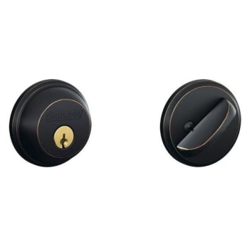 Image for Schlage B Series Heavy Duty Keyed Different Deadbolt (Aged Bronze) from HD Supply