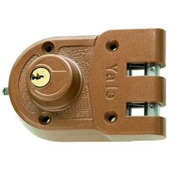 Image for Yale 197 Jimmy-Proof Double Cylinder Deadlock (Sprayed Bronze) from HD Supply