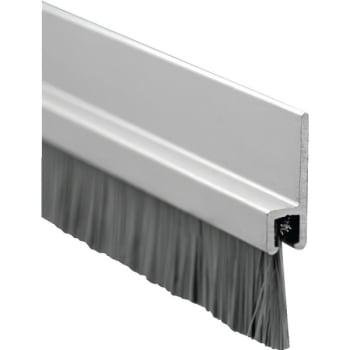 Image for Pemko 18061cnb36 Clear Aluminum Brush Seal Meeting Stile With Gray Brush Insert from HD Supply