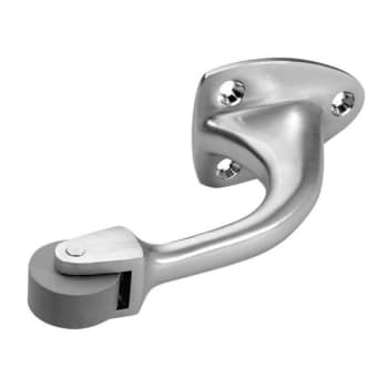 Image for Rockwood Curved Roller Stop (Satin Chrome) from HD Supply
