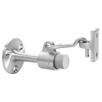 Image for Rockwood Door Stop W/ Keeper (Satin Chrome) from HD Supply