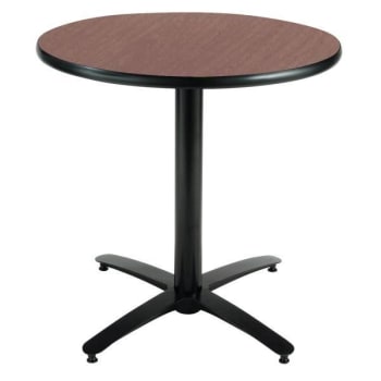 Image for Kfi Round Pedestal Table 42" Mahogany Top from HD Supply