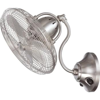 Image for Craftmade™ 14" Bellows I Oscillating Wall Fan Stainless Steel from HD Supply