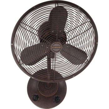 Image for Craftmade™ 14" Bellows I Oscillating Wall Fan Stainless Aged Bronze from HD Supply