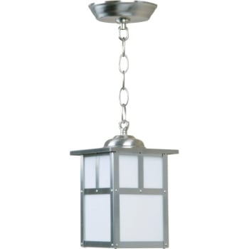 Image for Craftmade™ Mission 6 In. 1-Light Outdoor Pendant Fixture (Brushed Steel) from HD Supply