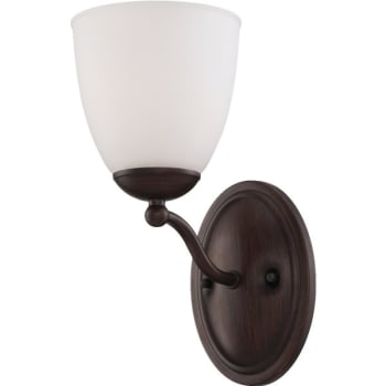Image for Satco® 5.5 in. 1-Light Incandescent Wall Sconce (Prairie Bronze) from HD Supply